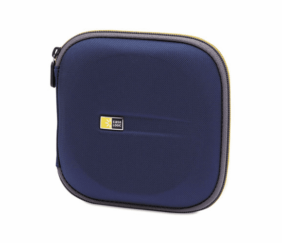 CLGEVW24 CD Wallet, Holds 24 Disks, Blue By CASELOGIC