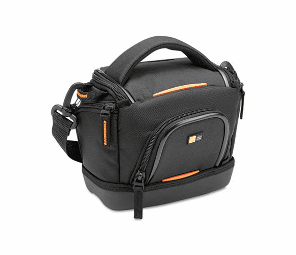 CLGSLDC203 Compact Camcorder Case, Nylon, 7 7/25 x 4 1/2 x 6 7/10, Black By CASELOGIC