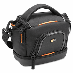 CLGSLDC203 Compact Camcorder Case, Nylon, 7 7/25 x 4 1/2 x 6 7/10, Black By CASELOGIC