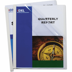 CLI32557 Report Covers with Binding Bars, Vinyl, Clear, 1/8-Inch Capacity, 50/Box by C-LINE PRODUCTS, INC