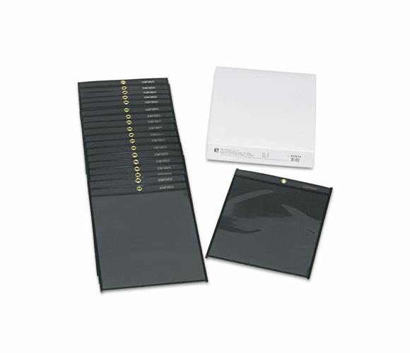 CLI45911 Shop Ticket Holders, Stitched, One Side Clear, 8 1/2 x 11, 25/BX By C-LINE PRODUCTS, INC