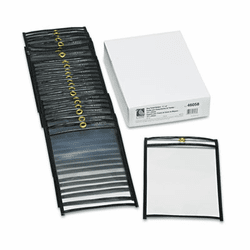 CLI46058 Shop Ticket Holders, Stitched, Both Sides Clear, 5 x 8, 25/BX By C-LINE PRODUCTS, INC