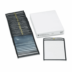 CLI46069 Shop Ticket Holders, Stitched, Both Sides Clear, 6 x 9, 25/BX By C-LINE PRODUCTS, INC