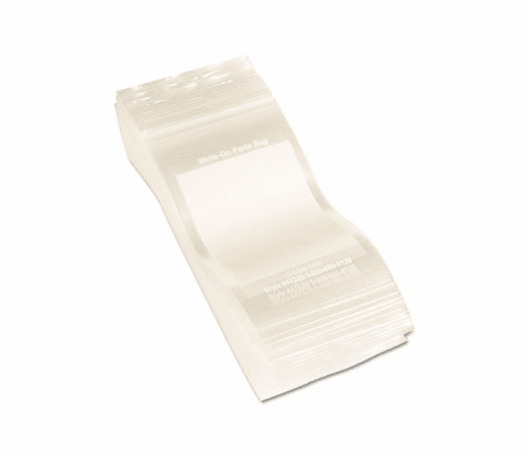 CLI47235 Write-On Recloseable Small Parts Bags, Poly, 3 x 5, Clear, 1000/Carton By C-LINE PRODUCTS, INC