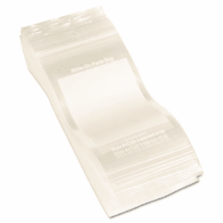CLI47235 Write-On Recloseable Small Parts Bags, Poly, 3 x 5, Clear, 1000/Carton By C-LINE PRODUCTS, INC