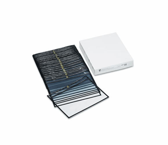 CLI49912 Shop Ticket Holders, Stitched, Both Sides Clear, Open Long Side, 12 x 9, 25/BX By C-LINE PRODUCTS, INC