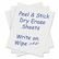 CLI57724 Peel and Stick Dry Erase Sheets, 17 x 24, White, 15 Sheets/Box By C-LINE PRODUCTS, INC