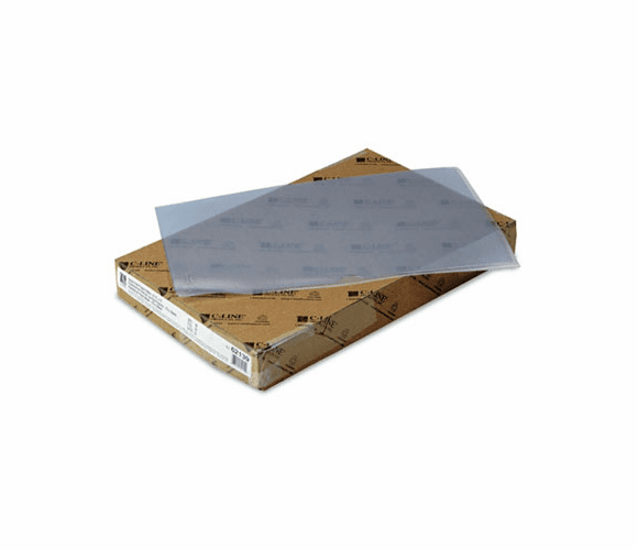 CLI62139 Deluxe Project Folders, Jacket, Legal, Vinyl, Clear, 50/Box By C-LINE PRODUCTS, INC