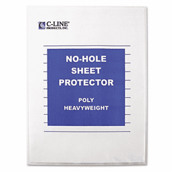 CLI62907 Top-Load No-Hole Polypropylene Sheet Protector, Heavyweight, Clear, 25/Box By C-LINE PRODUCTS, INC