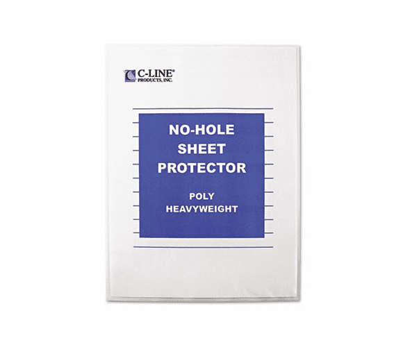 CLI62907 Top-Load No-Hole Polypropylene Sheet Protector, Heavyweight, Clear, 25/Box By C-LINE PRODUCTS, INC