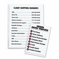 CLI70912 Self-Adhesive Shop Ticket Holders, 9 x 12, 50/BX By C-LINE PRODUCTS, INC