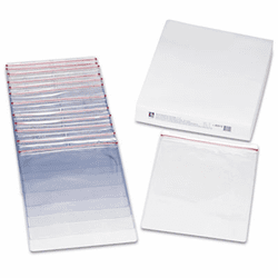 CLI82912 Industrial Zipper Seal Shop Ticket Holders, Vinyl, Clear, 9 X 12, 15/BX By C-LINE PRODUCTS, INC