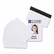 CLI89017 PVC ID Badge Card, Magnetic Stripe, 3-3/8 x 2-1/8, White, 100/Pack By C-LINE PRODUCTS, INC