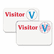 CLI97004 Time's Up Self-Expiring Visitor Badges, One Sport Day Badge, 3 x 2, 100/BX By C-LINE PRODUCTS, INC