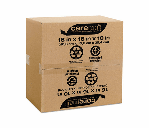 CML1143584 100% Recycled Mailing Storage Box, Letter/Legal, Brown, 12/Pack By SHURTECH