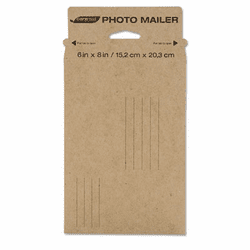CML1284391 Caremail Rigid Photo Mailer, #0, White, 24/Pack By SHURTECH