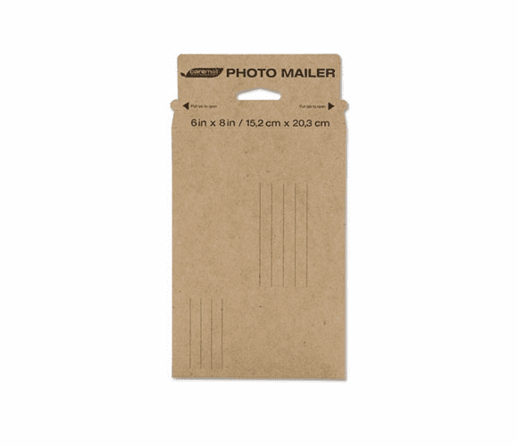 CML1284391 Caremail Rigid Photo Mailer, #0, White, 24/Pack By SHURTECH