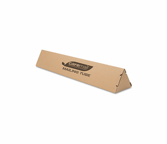 CML1407103 Triangular Mailing Tube, 6 x 6 x 36, Brown, 12/Pack By SHURTECH