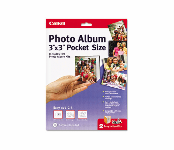 CNM0041B009 Pocket Size Photo Album, 3 x 3 By CANON USA, INC.