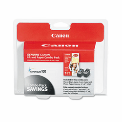 CNM0615B009 0615B009 Ink Cartridge & Glossy Photo Paper Combo Pack, 50 Glossy 4 x 6 Sheets By CANON COMPUTER SYSTEMS CCSI