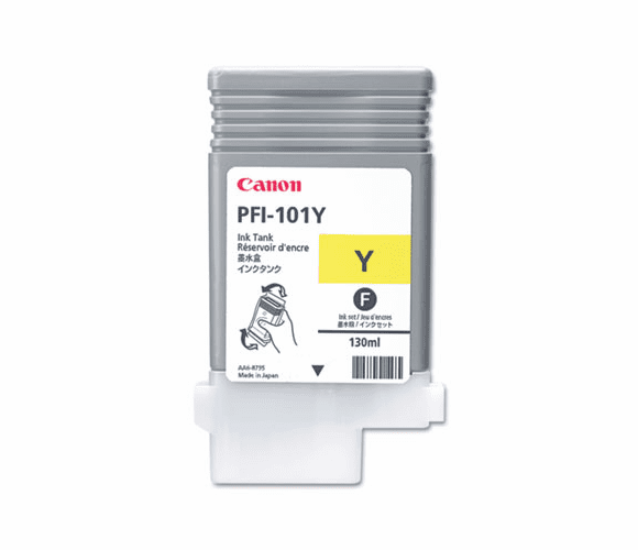 CNM0886B001AA 0886B001 Ink, 130 mL, Yellow By CANON USA, INC.