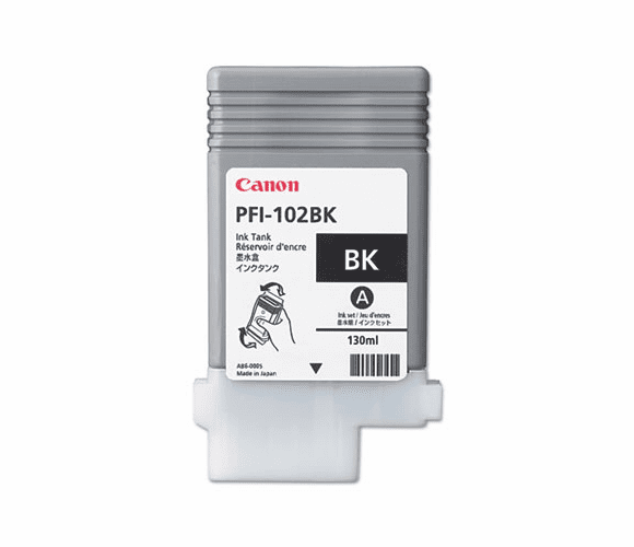 CNM0895B001AA 0895B001(PFI-102) Ink, 130 mL, Black By CANON USA, INC.