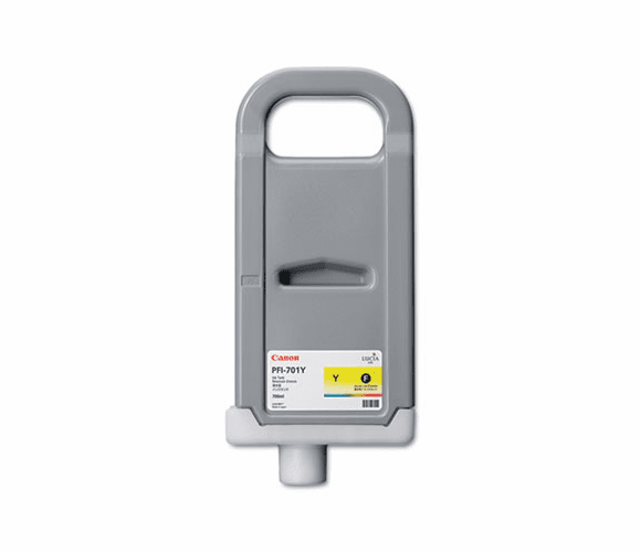 CNM0903B001AA 0903B001 (PFI-701Y) Ink Tank, 700 mL, Yellow By CANON USA, INC.