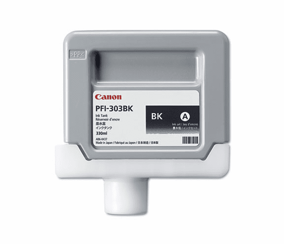 CNM2958B001AA 2958B001 (PFI-303BK) Ink, 330 mL, Black By CANON USA, INC.