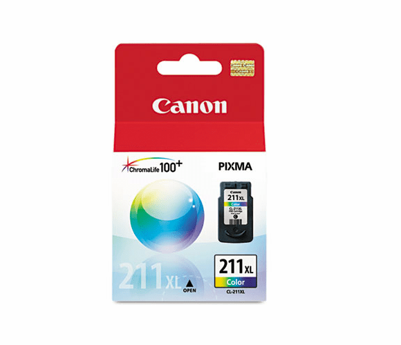 CNM2975B001 2975B001 (CL-211XL) High-Yield Ink, 349 Page-Yield, Tri-Color By CANON COMPUTER SYSTEMS CCSI