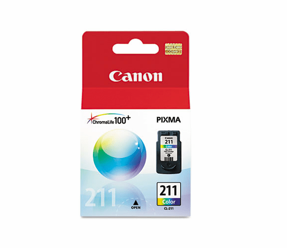 CNM2976B001 2976B001 (CL-211) Ink, 244 Page-Yield, Tri-Color By CANON COMPUTER SYSTEMS CCSI