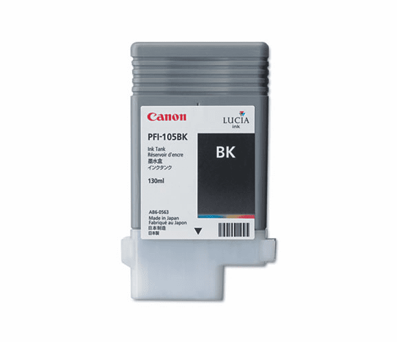 CNM3000B001AA 3000B001AA (PFI-105) Ink, 130mL, Black By CANON USA, INC.