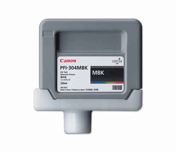 CNM3848B001AA 3848B001AA (PFI-304) Ink, 330mL, Matte Black By CANON USA, INC.