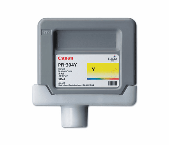 CNM3852B001AA 3852B001AA (PFI-304) Ink, 330mL, Yellow By CANON USA, INC.