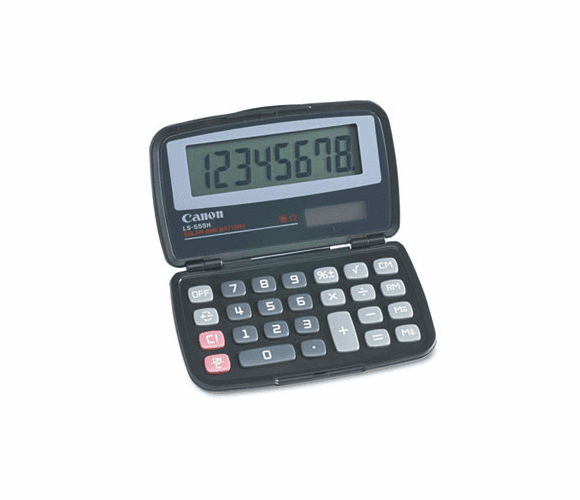 CNM4009A006AA LS555H Handheld Foldable Pocket Calculator, 8-Digit LCD By CANON USA, INC.