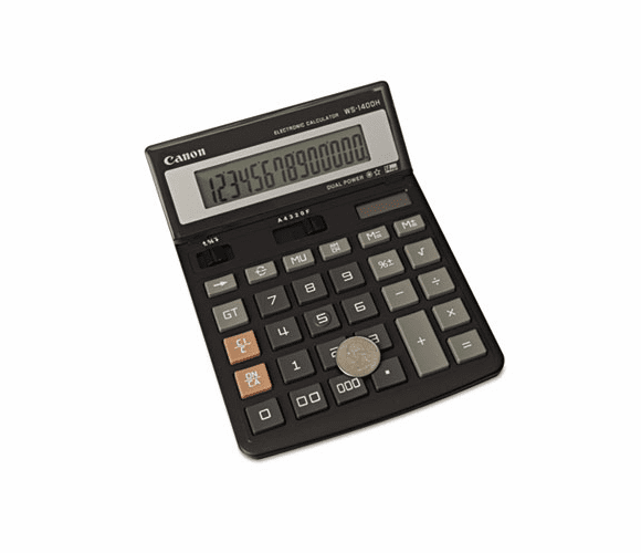 CNM4087A005AA WS1400H Minidesk Calculator, 14-Digit LCD By CANON USA, INC.