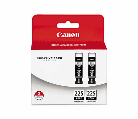 CNM4530B007AA 4530B007AA (PGI-225) Ink Tank, 38 mL , Black, 2/Pack By CANON USA, INC.