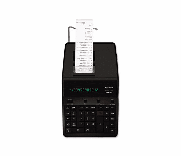 CNM4641B001 MP25-MG Green Concept Two-Color Printing Calculator, 12-Digit Fluorescent By CANON USA, INC. refurbished