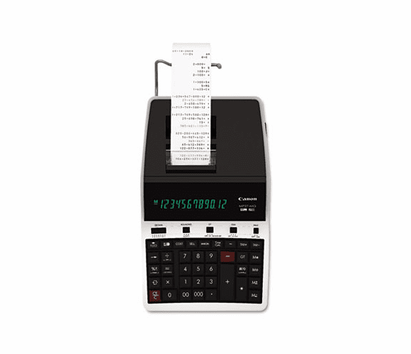 CNM4642B001 MP27-MG Green Concept Two-Color Printing Calculator, 12-Digit Fluorescent By CANON USA, INC.