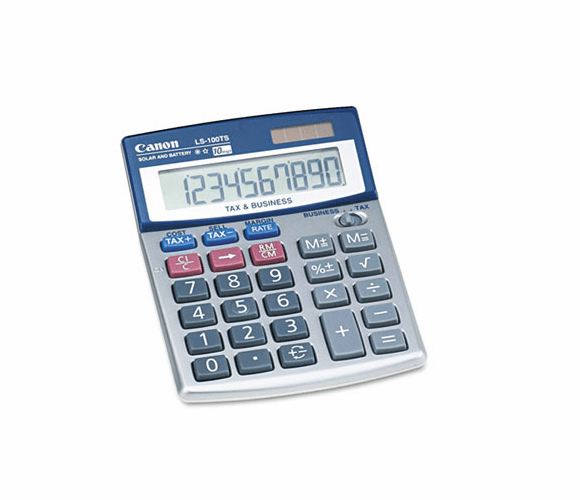 CNM5936A028AA LS100TS Portable Desktop Business Calculator, 10-Digit LCD By CANON USA, INC.