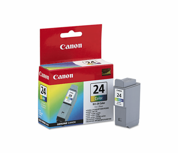CNMBCI24 BCI24 (BCI-24) Ink Tank, 130 Page-Yield, Tri-Color By CANON USA, INC.
