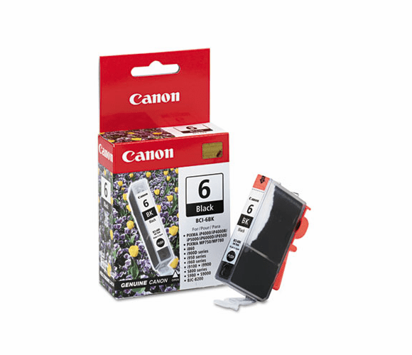 CNMBCI6BK BCI6BK (BCI-6) Ink Tank, 370 Page-Yield, Black By CANON USA, INC.