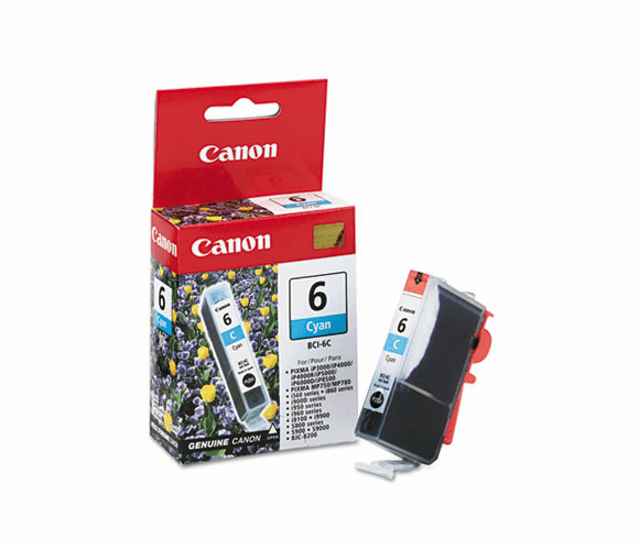 CNMBCI6C BCI6C (BCI-6) Ink Tank, 370 Page-Yield, Cyan By CANON USA, INC.