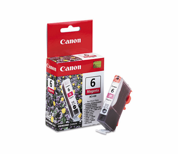 CNMBCI6M BCI6M (BCI-6) Ink Tank, 370 Page-Yield, Magenta By CANON USA, INC.