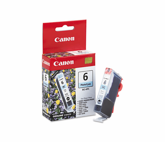 CNMBCI6PC BCI6PC (BCI-6) Ink Tank, 370 Page-Yield, Photo Cyan By CANON USA, INC.