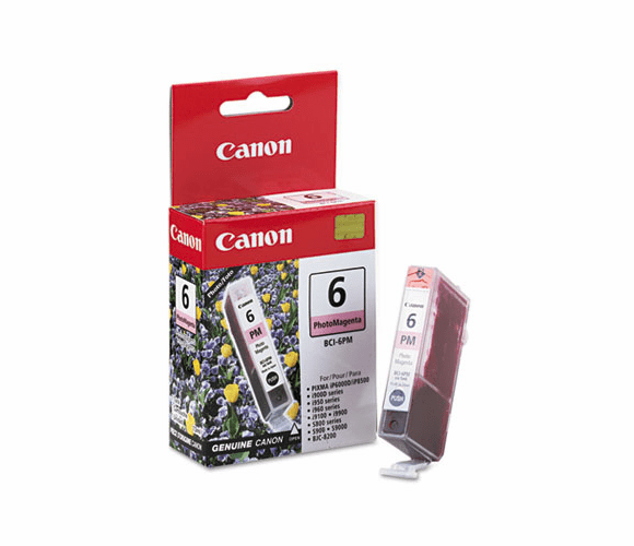 CNMBCI6PM BCI6PM (BCI-6) Ink Tank, 370 Page-Yield, Photo Magenta By CANON USA, INC.