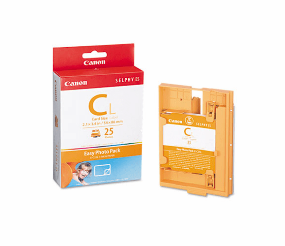 CNMEC25L EC25L Easy Photo Ink/Label Set, 25 Credit Card Size Sheets, 25 Page Yield By CANON COMPUTER SYSTEMS CCSI