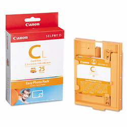 CNMEC25L EC25L Easy Photo Ink/Label Set, 25 Credit Card Size Sheets, 25 Page Yield By CANON COMPUTER SYSTEMS CCSI