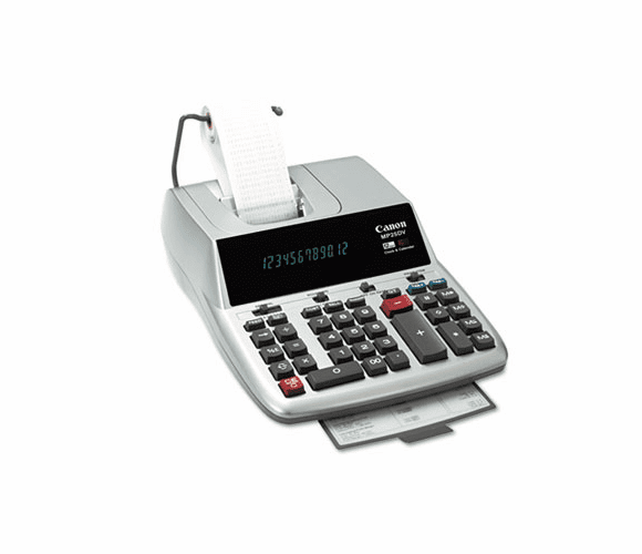CNMMP25DVS MP25DVS Two-Color Ribbon Printing Calculator, 12-Digit Fluorescent, Black/Red By CANON USA, INC.
