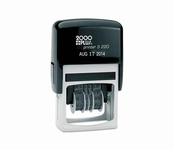 COS010129 2000 PLUS Economy Dater, Self-Inking, Black By CONSOLIDATED STAMP