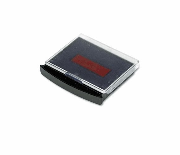 COS061961 Replacement Ink Pad for 2000 PLUS Two-Color Word Daters, Blue/Red By CONSOLIDATED STAMP